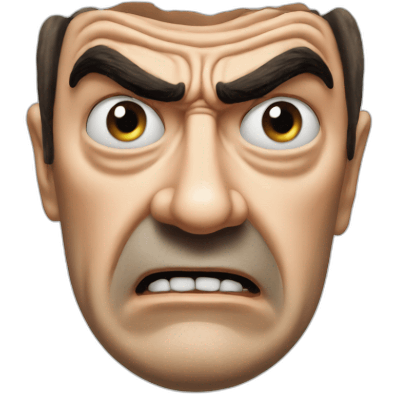 Mister bean angry emoji