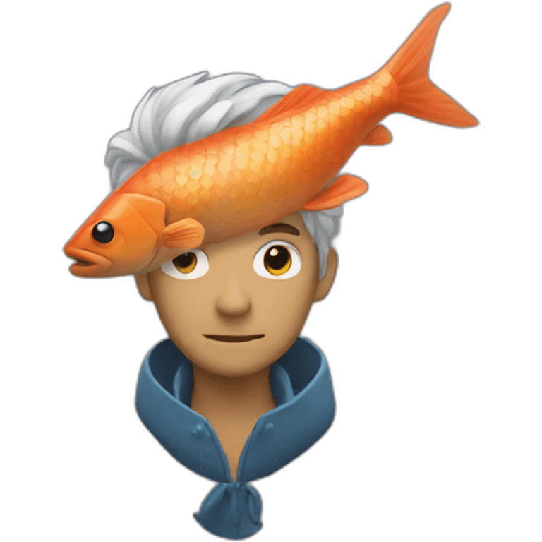 Fish man emoji