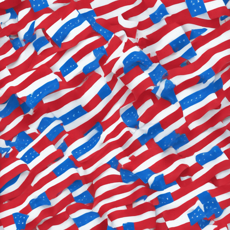 Flag red and blue color emoji