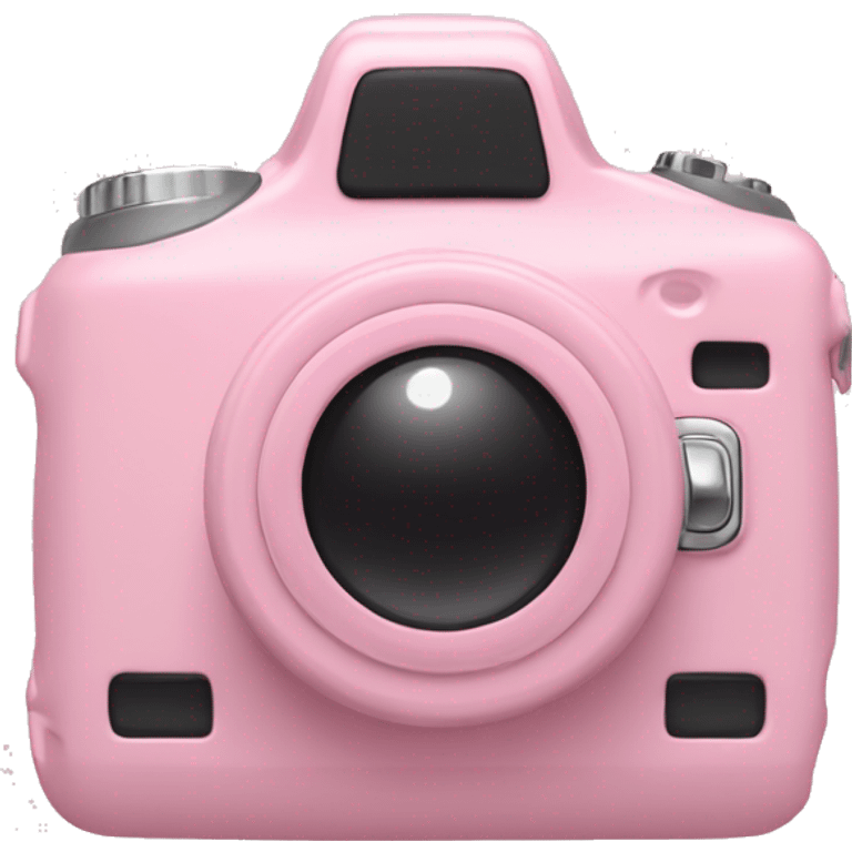 Pastel pink digicam emoji