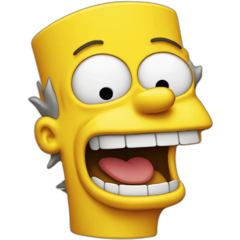 Bart Simpson Laugh emoji