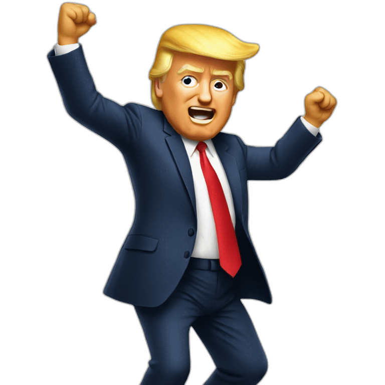 trump dancing emoji