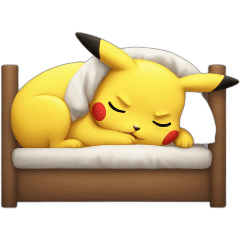 Sleeping pikachu emoji