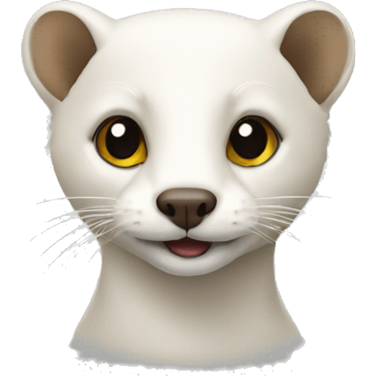 weasel white emoji