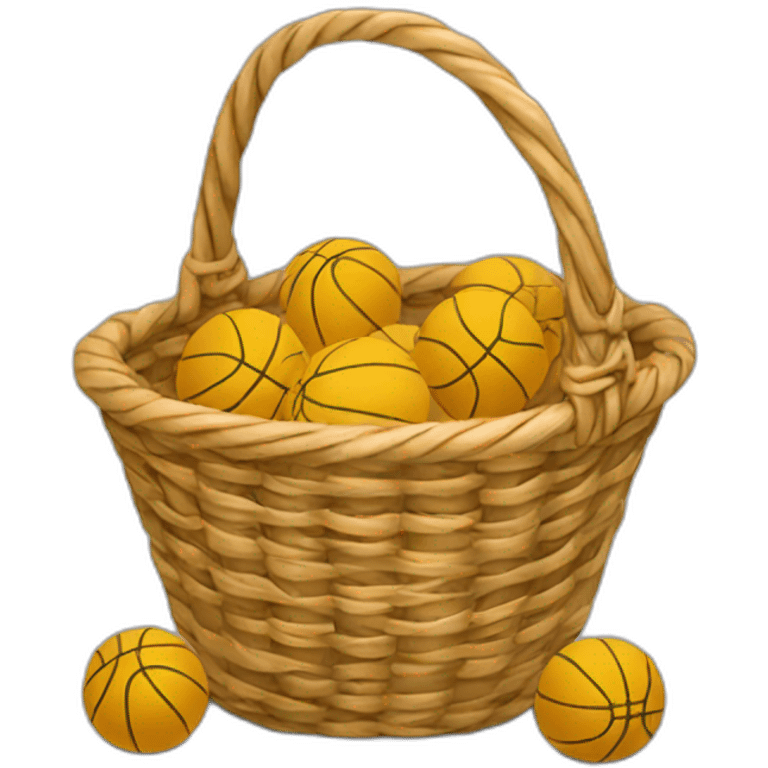 Faire du basket emoji