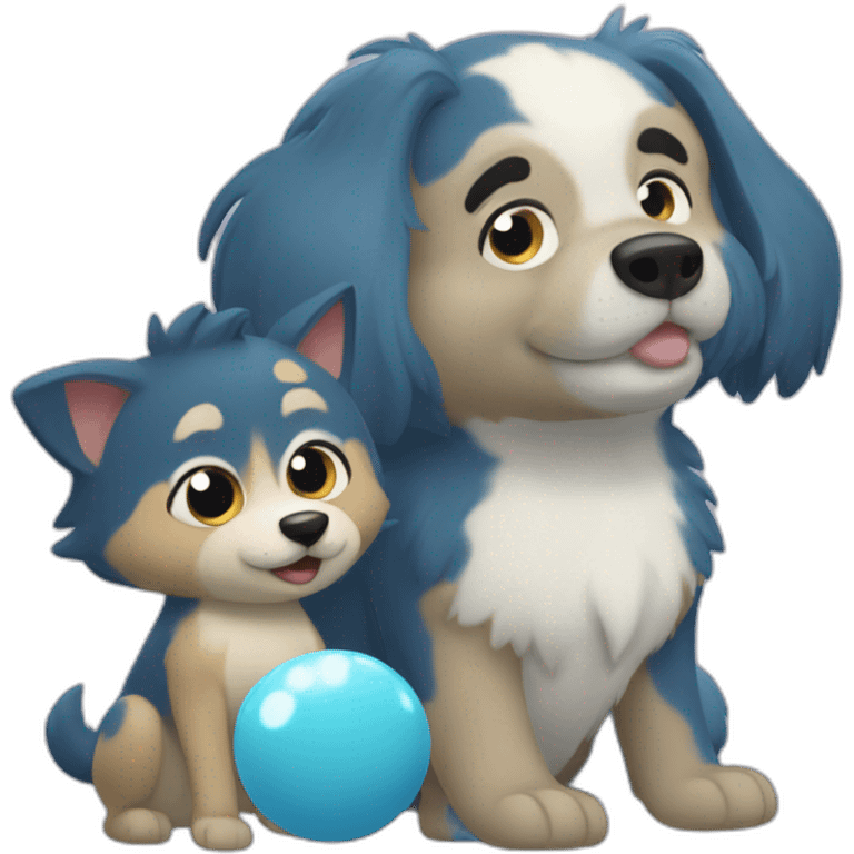 bluey and bingo emoji