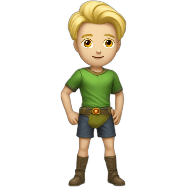 eldar-blond-man-stay-in-shorts emoji