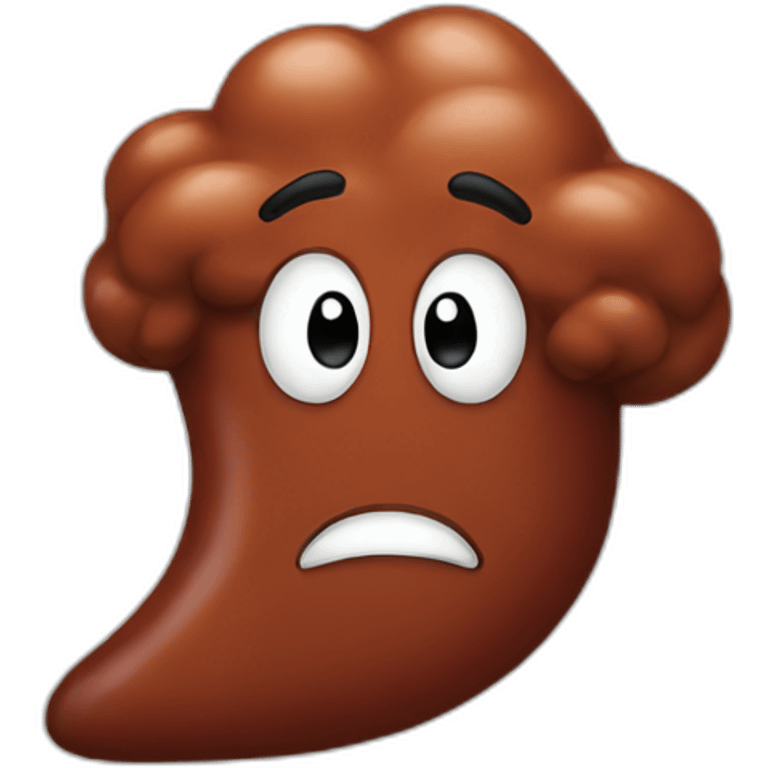 Red poop emoji