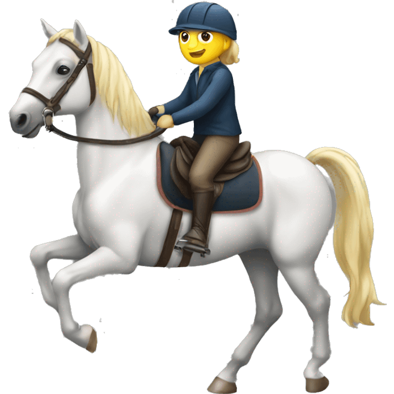   horse riding horse emoji