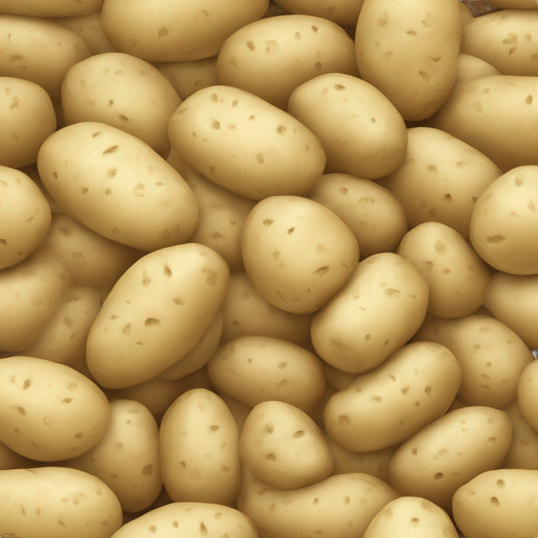 Beige potato emoji