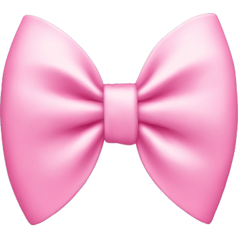 Cute pink bow emoji