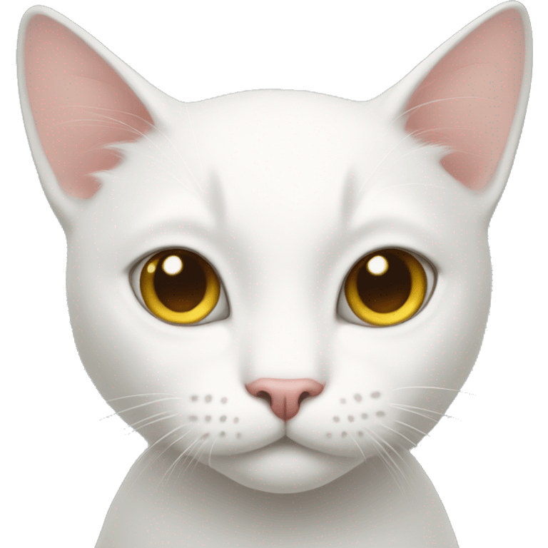 White cat pers  emoji