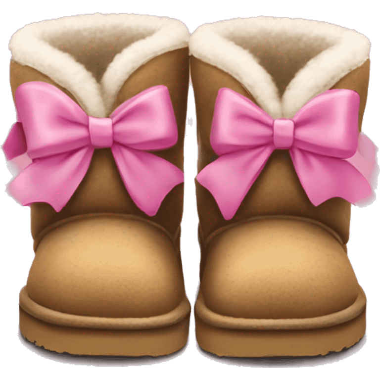 uggs with bows emoji