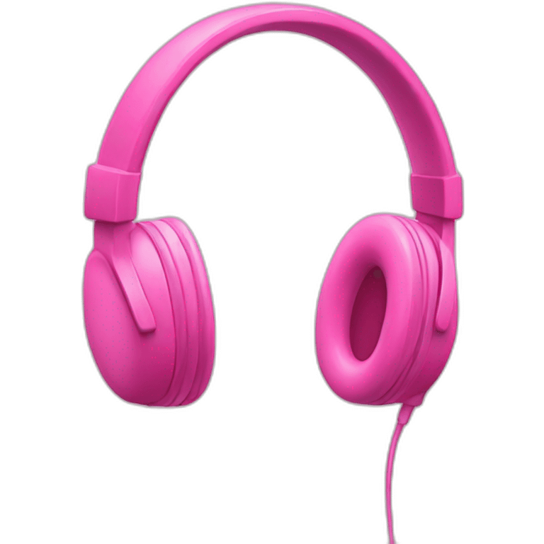 pink headphones  emoji