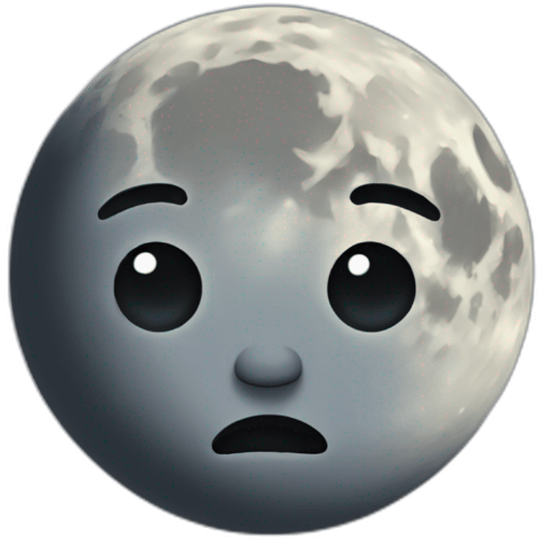 the moon emoji