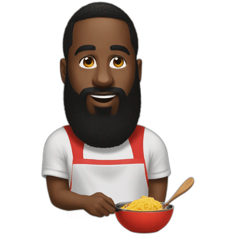 james harden cooking emoji