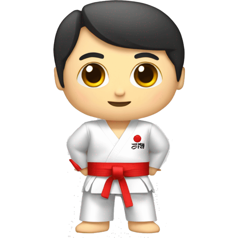 Taekwondo dobok red belt emoji