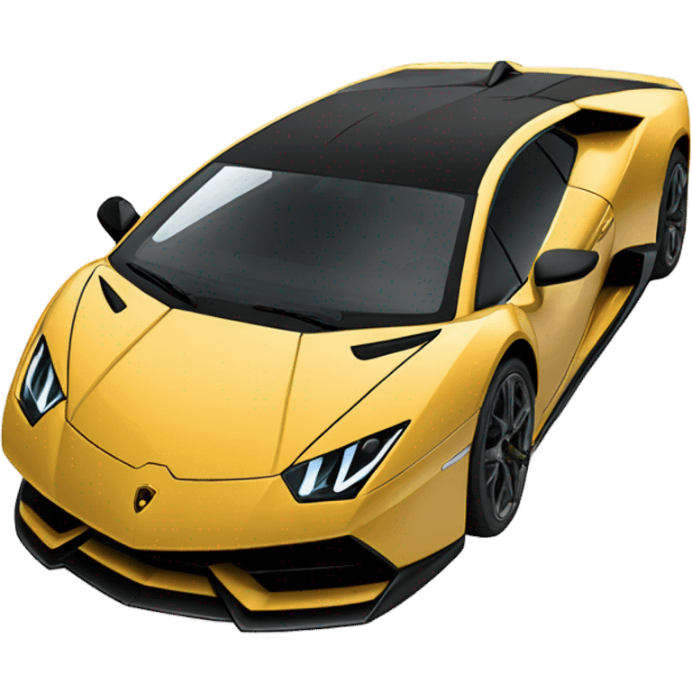 lambroghini, profile view emoji