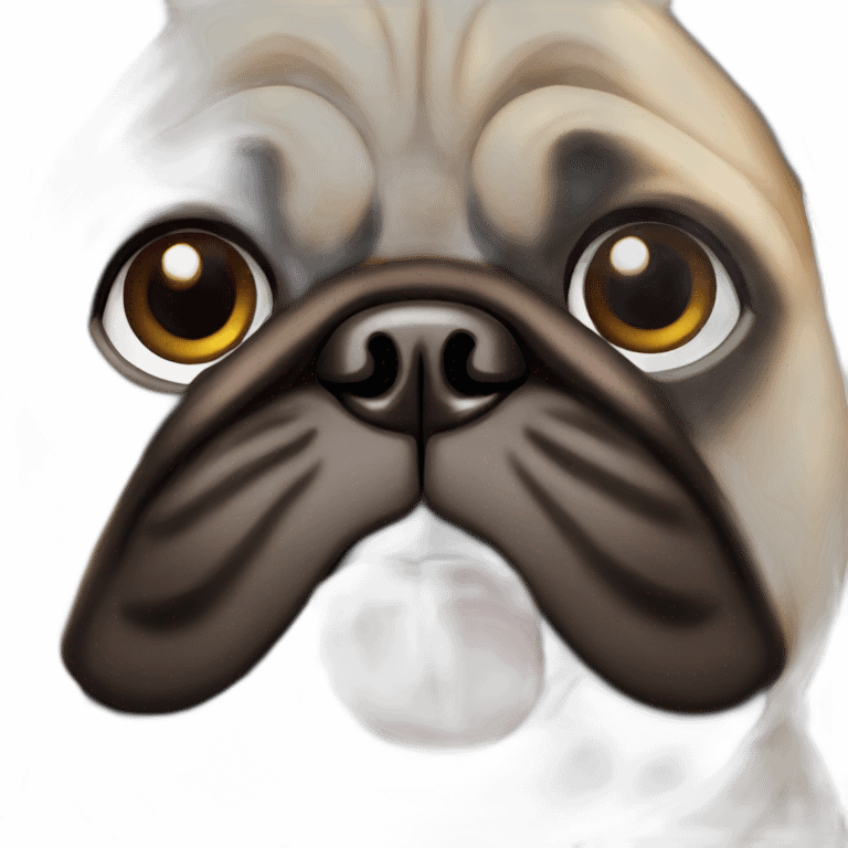 pug head emoji