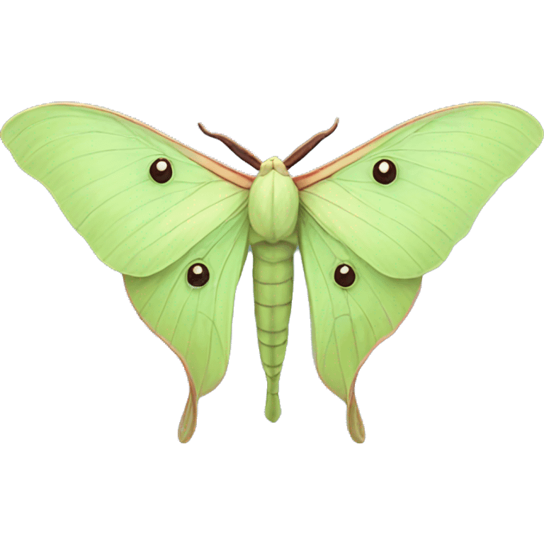 Luna moth emoji