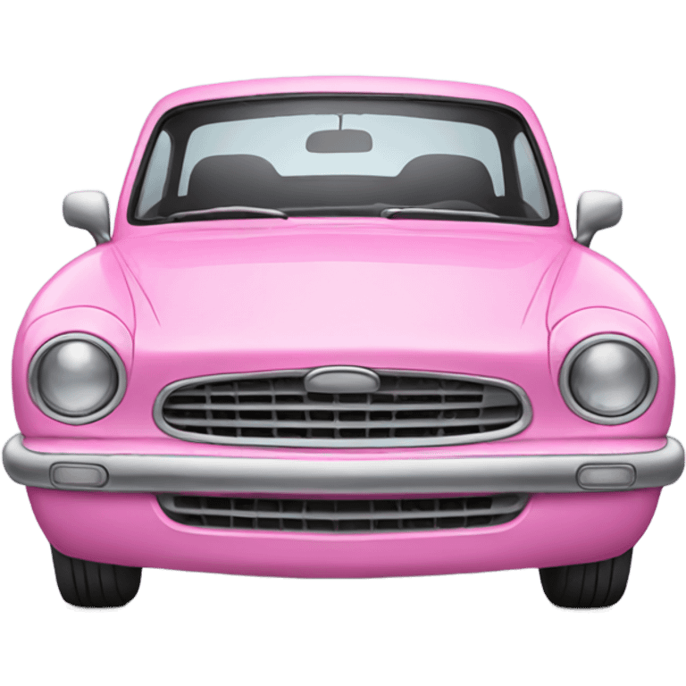 Pink car emoji