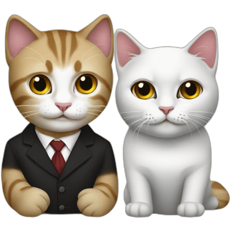 Cat and Vladimir poutine emoji