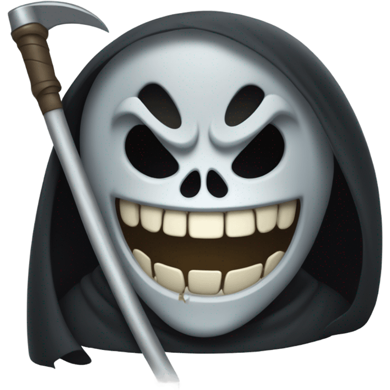 Laughing grim reaper  emoji