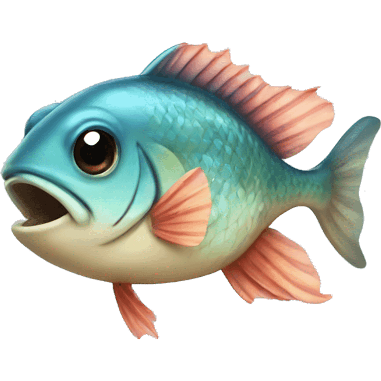 Fish wearing a bow  emoji