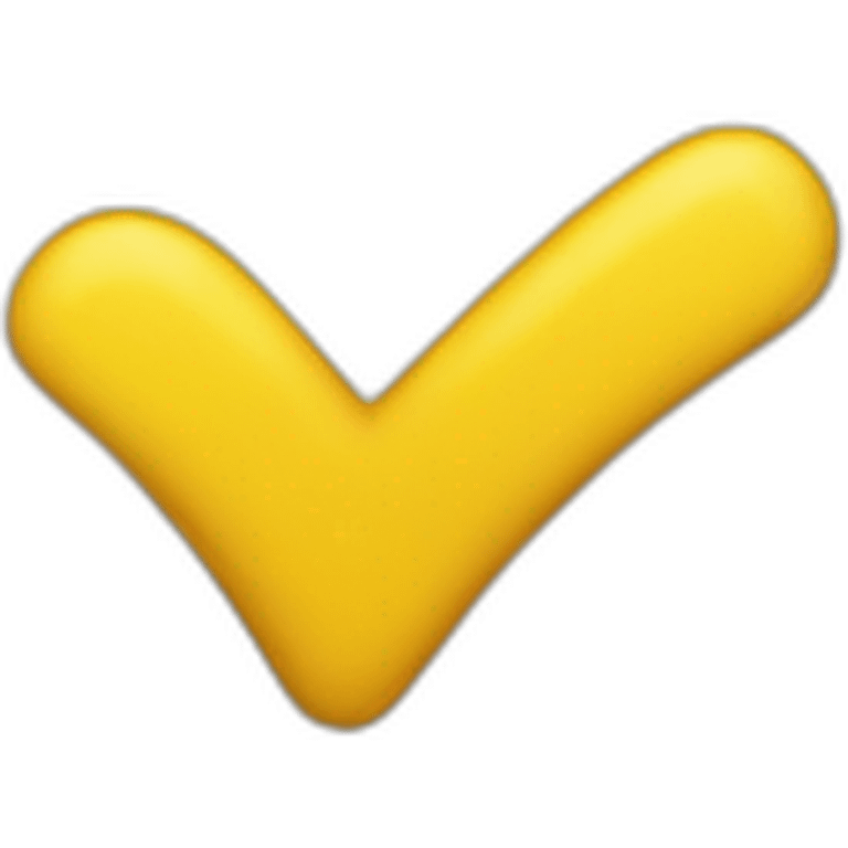 yellow check mark emoji