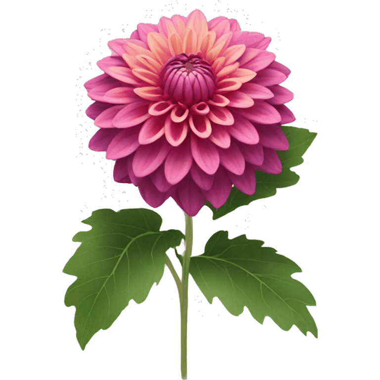 Dahlia flower emoji