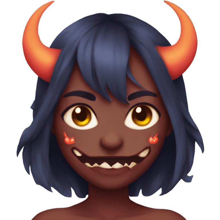 demon oni girl emoji