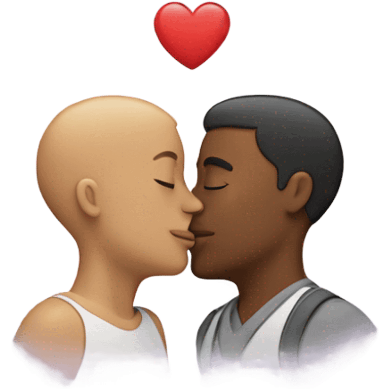 3 people kissing emoji