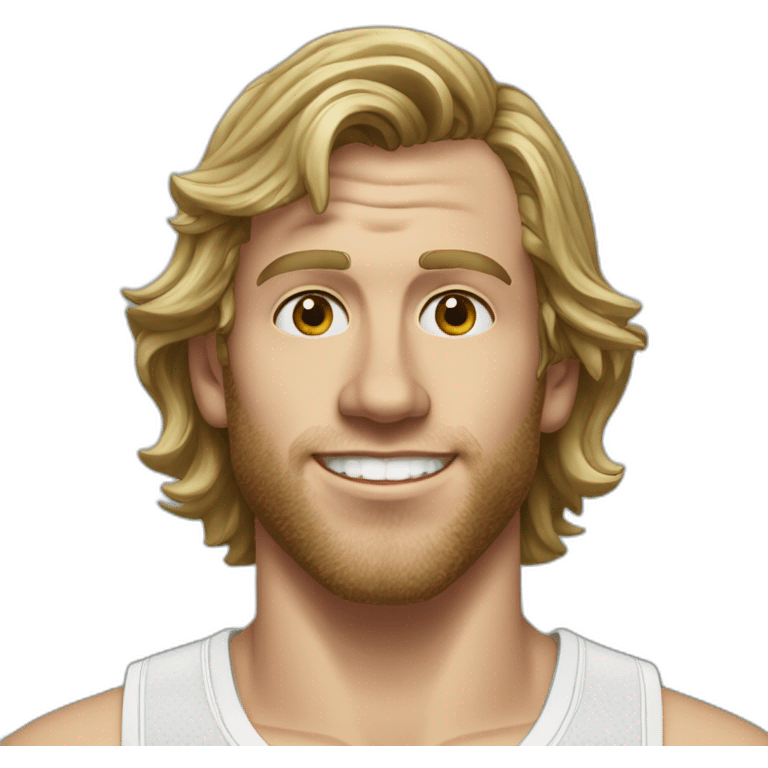 Patrick Kane as a beach bum emoji