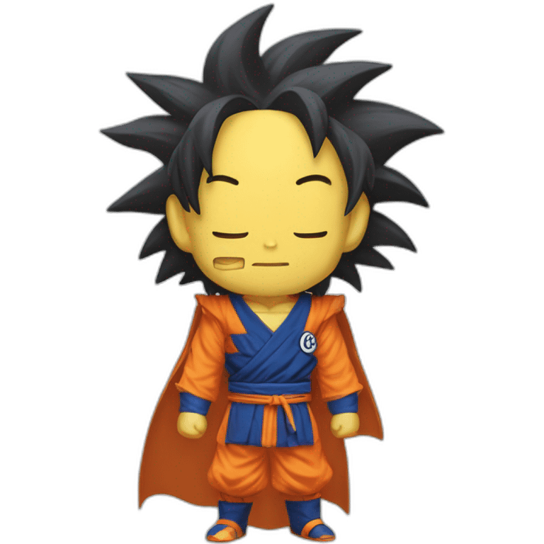 goku with madara's costume emoji