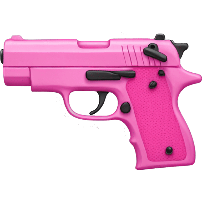 Pink gun emoji emoji