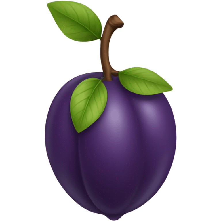 Purple plum emoji