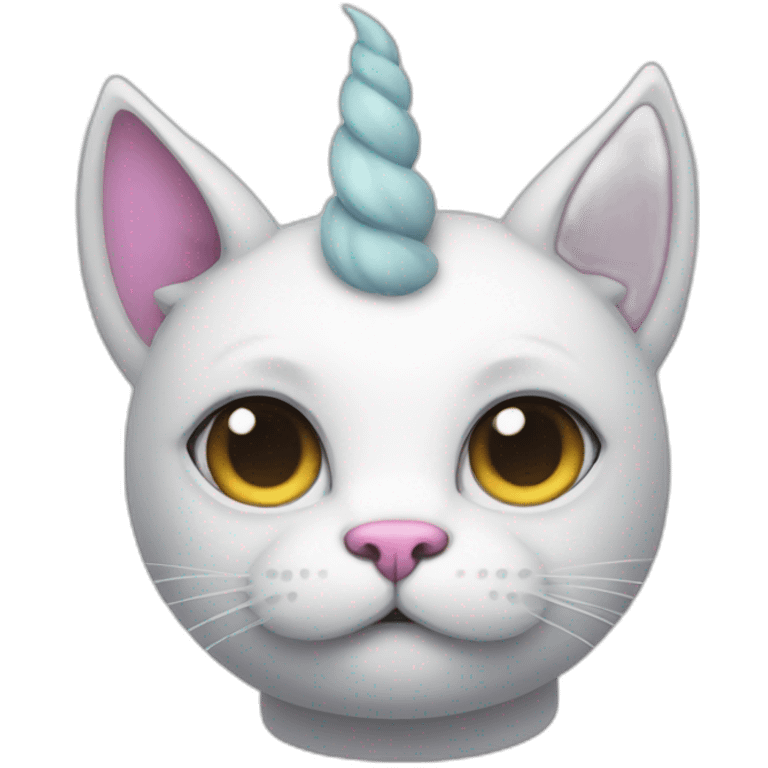 Unicorn cat emoji