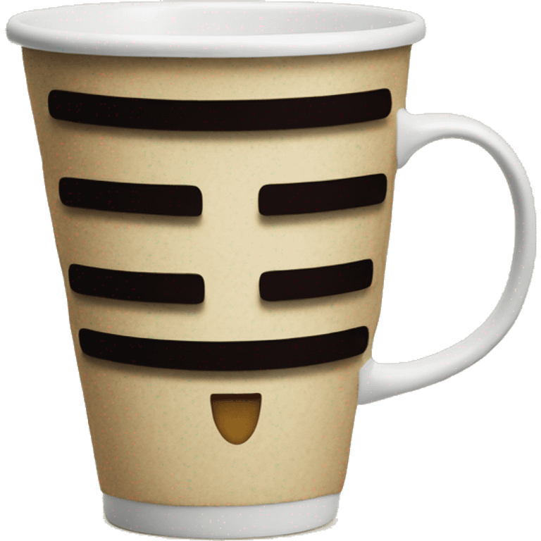 Write “Lewk Vintage” on coffe cup emoji