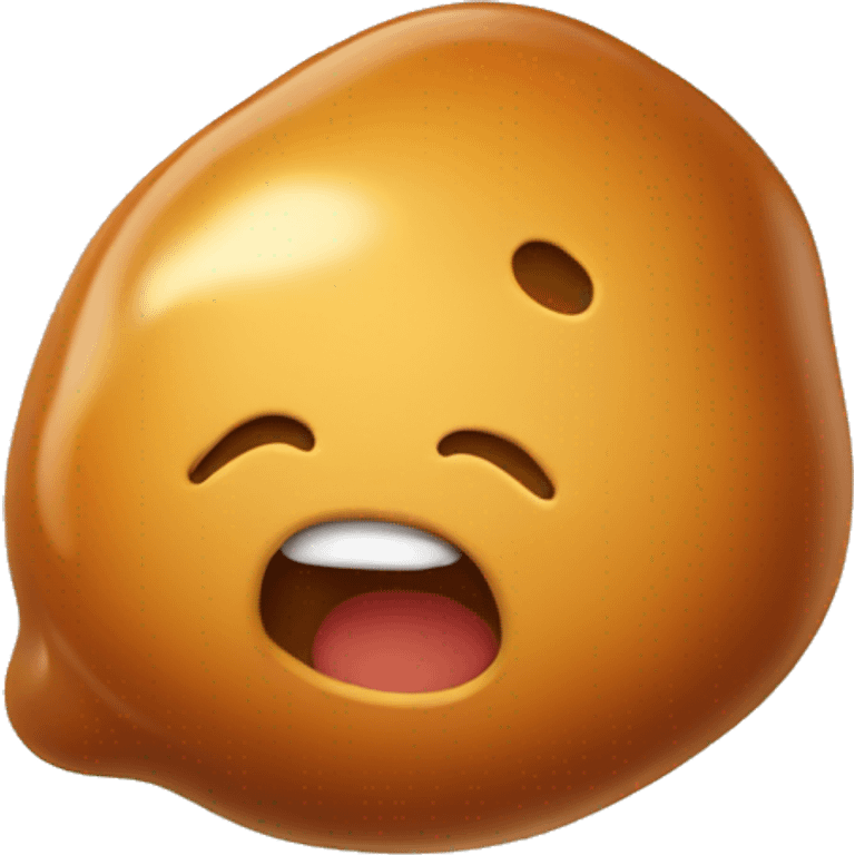 caramel blob emoji