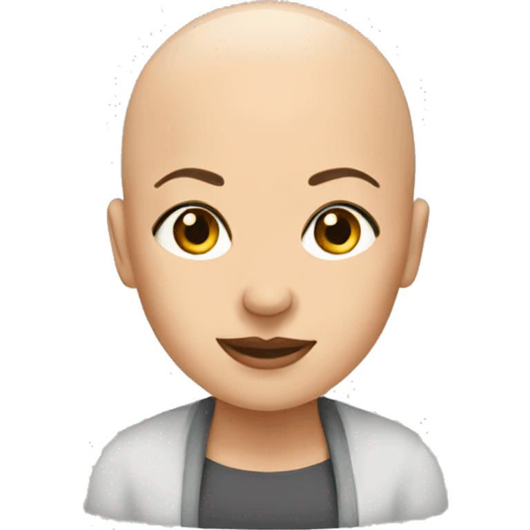 bald women emoji