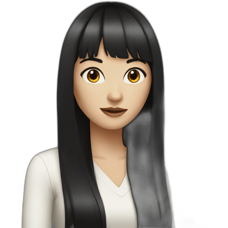 white-woman-with-long-black-hair-and-straight-fringe emoji