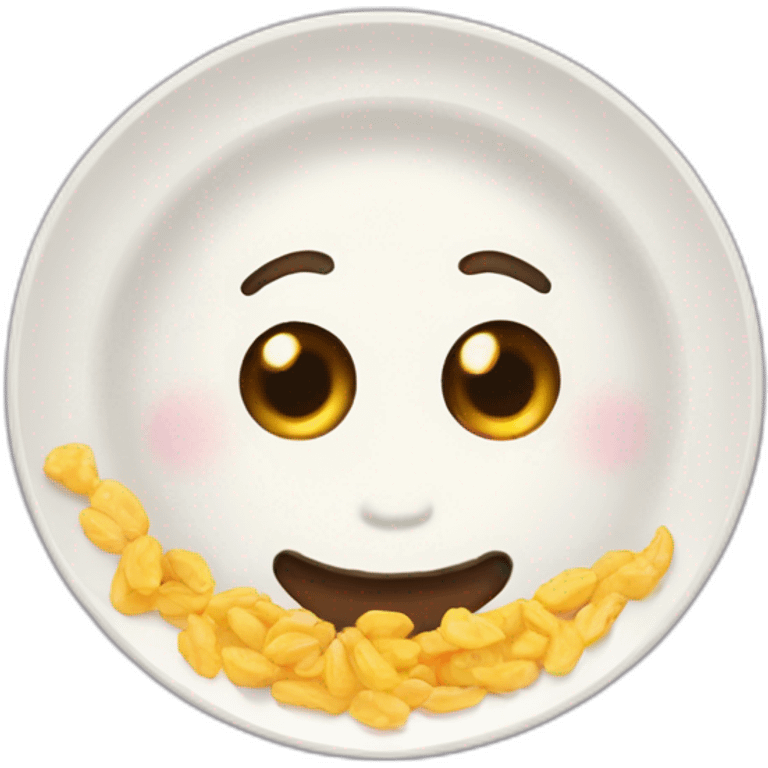 cute-plate-idea emoji