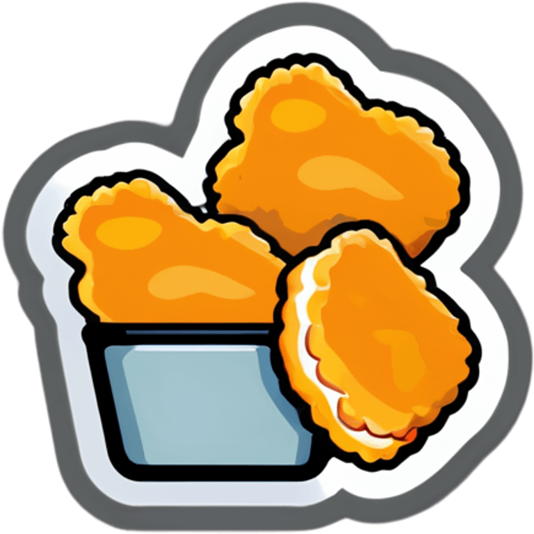 Chicken nugget emoji