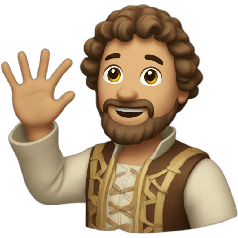 bard waving hand emoji