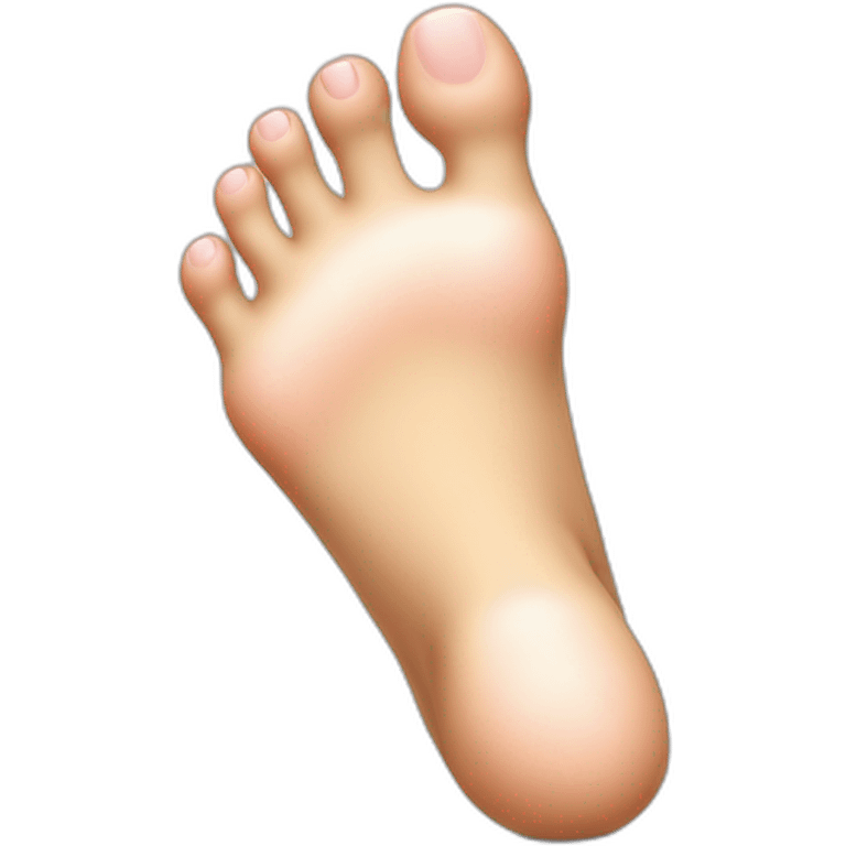 beautiful bunion foot emoji