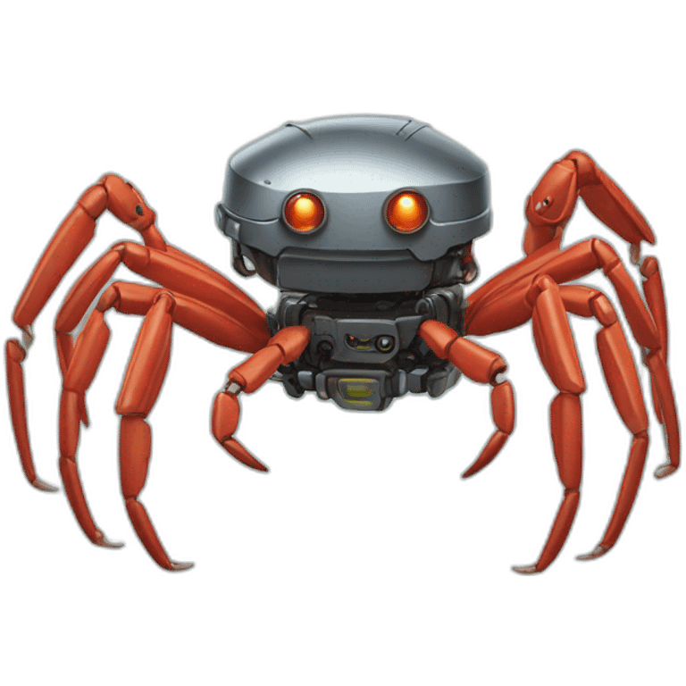 Robot crabe emoji