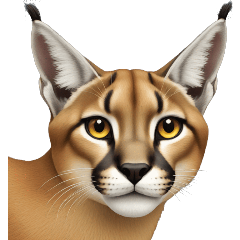 Caracal head emoji