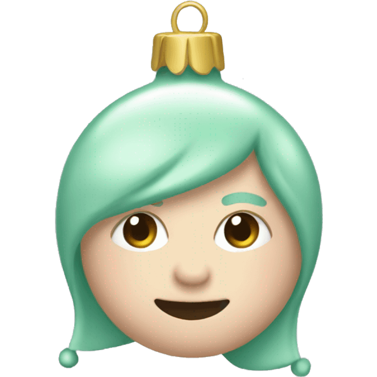 Pastel Christmas ornaments  emoji