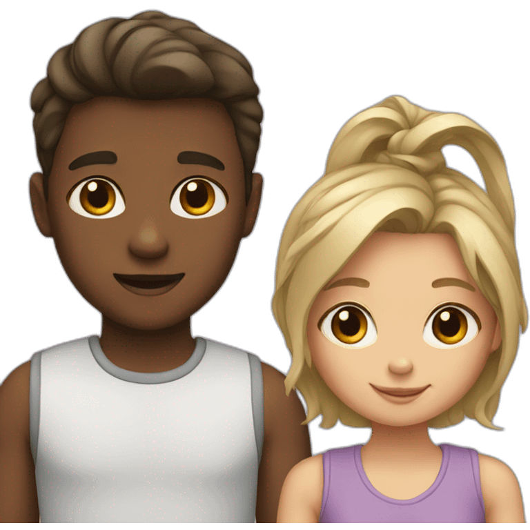 Boy and girls emoji