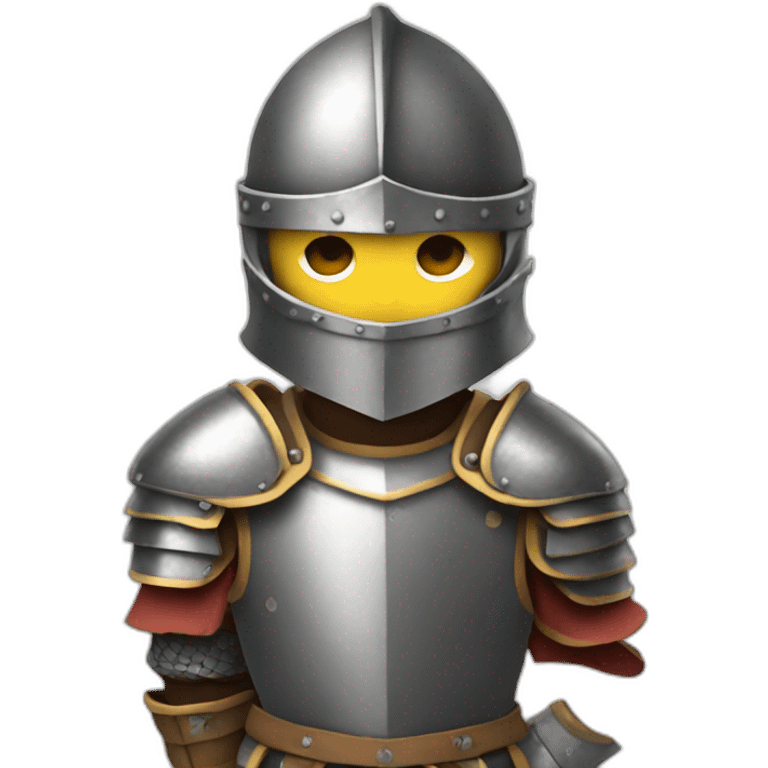 A Knight with armure emoji